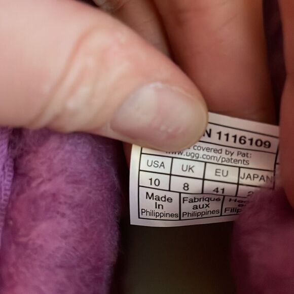 UGG Classic Ultra Mini Booties Mangosteen USA Women Size 10/UK 8/EU 41 - Picture 13 of 15